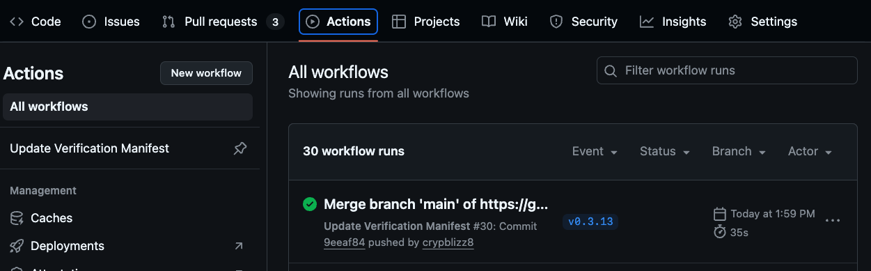 nilcc GH Action badge